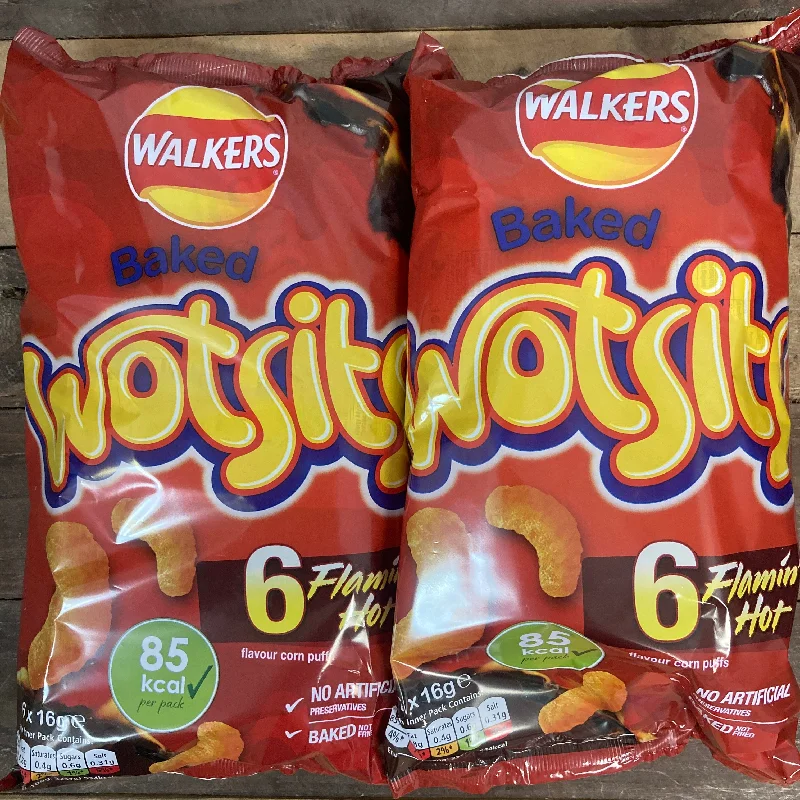 - Degradable pet feces bag12x Walkers Wotsits Flamin Hot Snack Bags (2 Packs of 6x16g)
