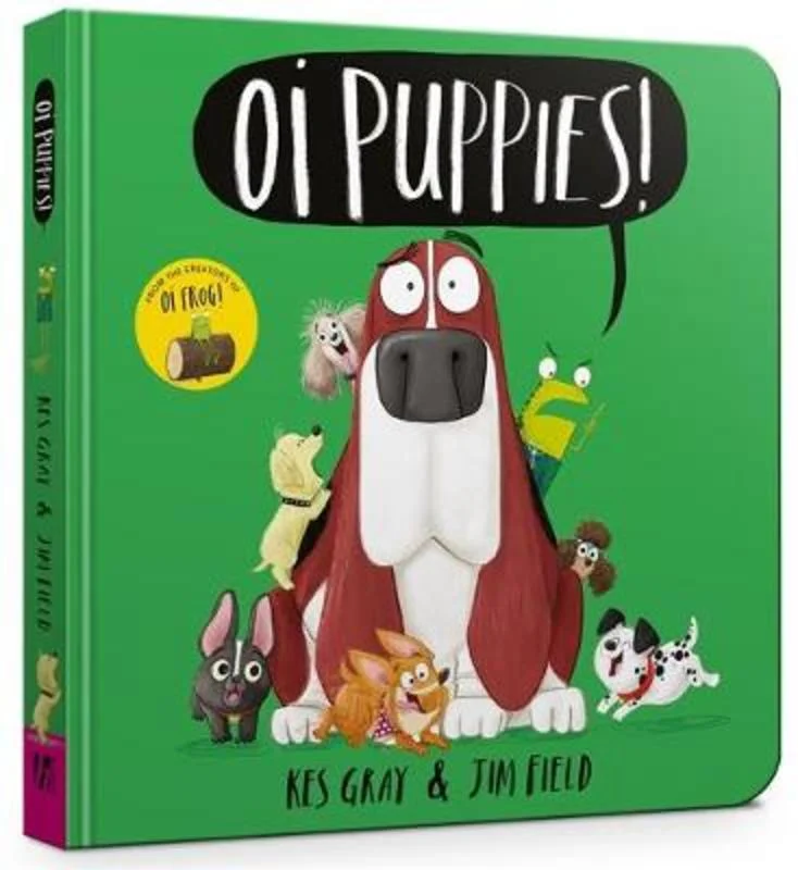 - Rabbit grass rack to prevent waste food boxOi Puppies Board Book