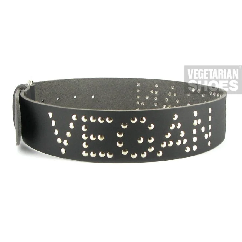  -Anti-slip claw protection raincoat FOR dogsCLEARANCE - Vegetarian Shoes 'Vegan' Studded Black Belt