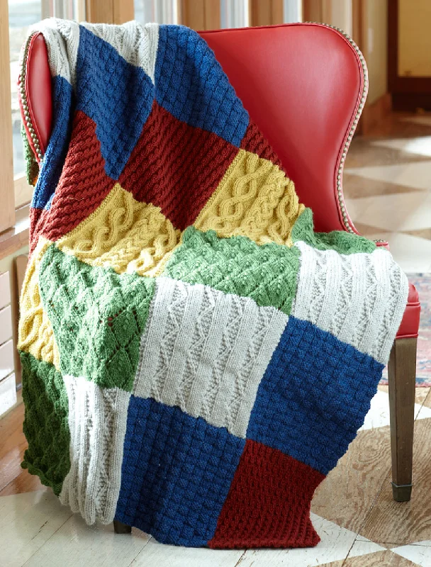 - Winter warm clothes for short-haired dogsPatch Sampler Throw Pattern (Knit)