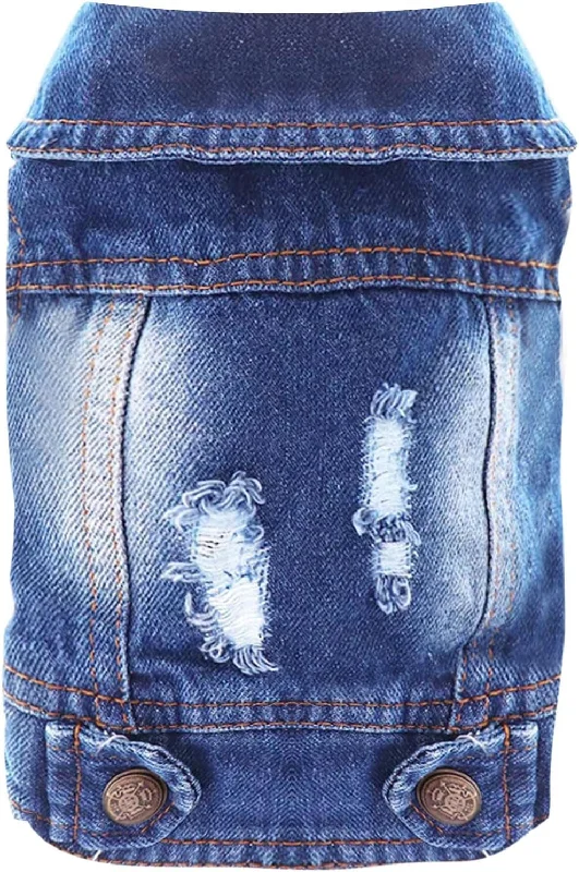 - Cat stress soothing sprayCool Blue Dog Jean Jacket Small Pet Outfits Dog Clothes for Small Medium Dogs Cats Boys Girls Pet Vest Denim Coats Puppy Shirts Doggy Costume Clothing for Shih Tzu Chihuahua Yorkie Teacup - Cat stress soothing sprayCool Blue Dog Jean Jacket Small Pet Outfits Dog Clothes for Small Medium Dogs Cats Boys Girls Pet Vest Denim Coats Puppy Shirts Doggy Costume Clothing for Shih Tzu Chihuahua Yorkie Teacup