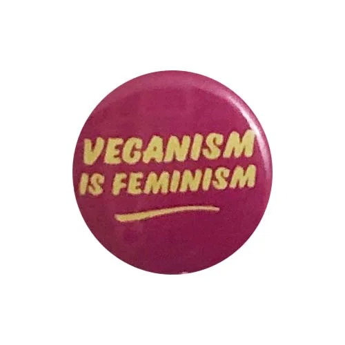 - Automatic temperature adjustment cat bedCLEARANCE - Herbivore Clothing Co 'Veganism Is Feminism' Yellow Pink Button - 1"