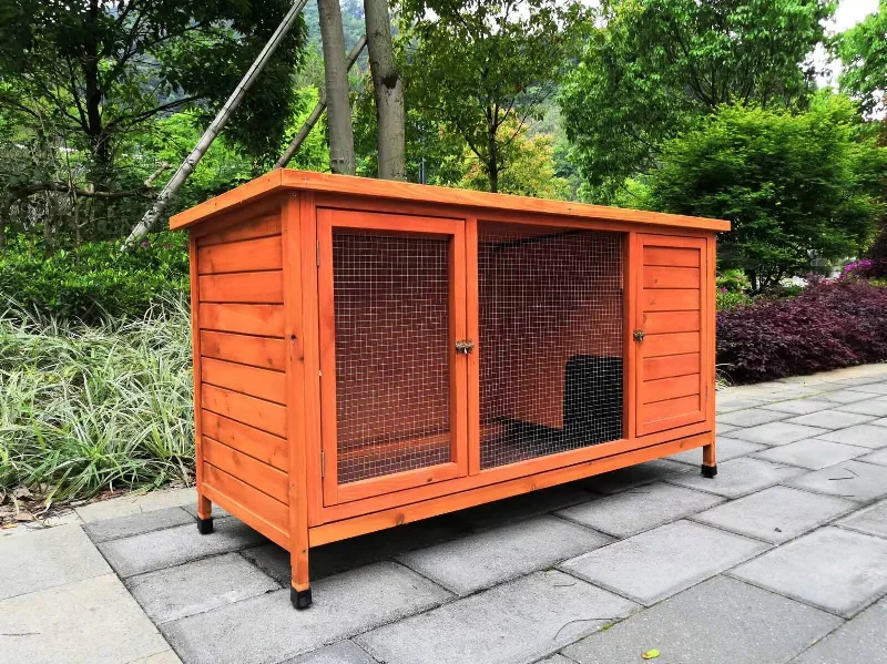 - ​​Pet toys under    yuanYES4PETS XXL Rabbit Hutch Guinea Pig Cage , Ferret cage Chicken Coop W Pull Out Tray 150x60x75 cm