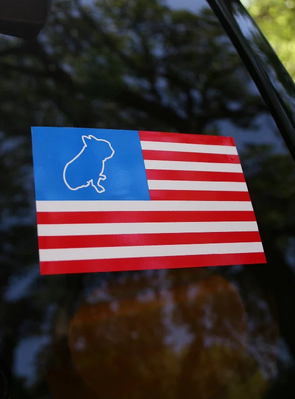Pet cotton clothesAmerican Nugget Vinyl Sticker