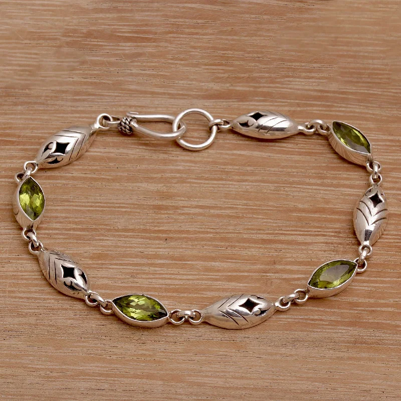 - Cat hair ball removal and hair removal creamOpulent Nature Balinese Peridot and Sterling Silver Link Bracelet