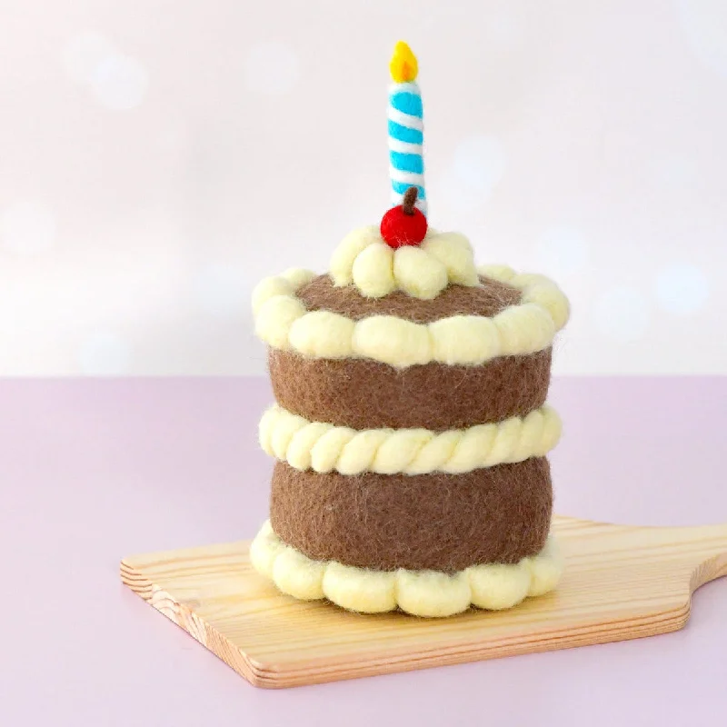 - Car dog seat beltFelt Food Chocolate Birthday Cake with Candle