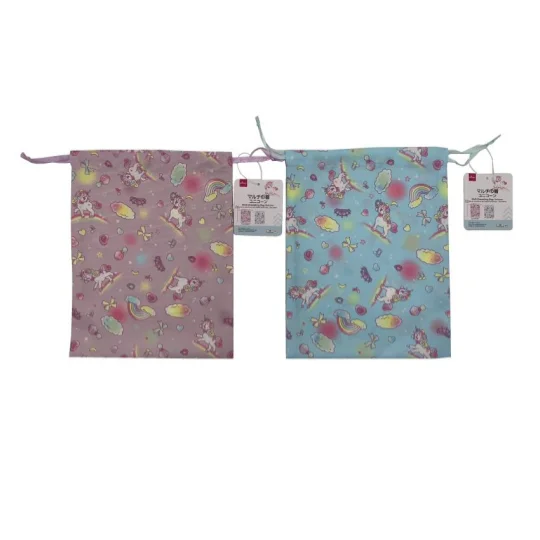 - Parrot climbing and standing wooden frameMulti Drawstring Bag - Unicorn