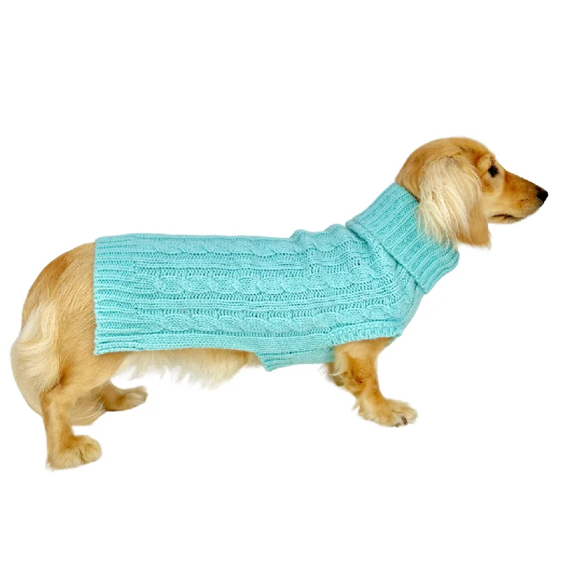 - Durable nylon dog leash wholesaleDachshund Cable Dog Sweater/ Dog Jumper - Azure