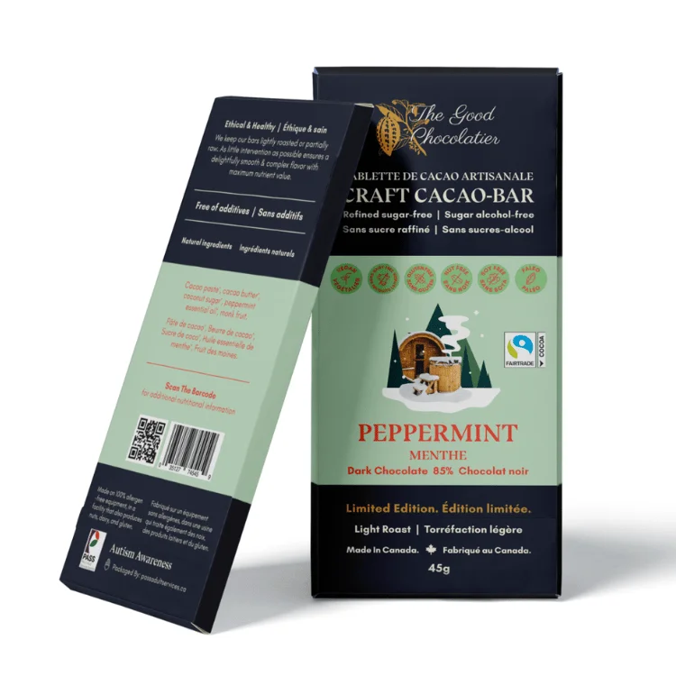 - Chinchilla cooling ice nest ceramic plateThe Good Chocolatier Peppermint 85% Dark Chocolate - 45g