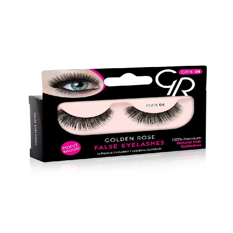 - Air box TSA certified check-inGOLDEN ROSE FALSE EYELASHES GRTK 04