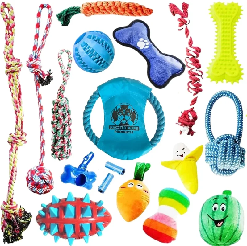 -Anti-scratch sofa protective coverPacific Pups - 18 Pack Dog Chew Toys - Puppy Toys - Dog Rope Toys Dog Plush -Anti-scratch sofa protective coverPacific Pups - 18 Pack Dog Chew Toys - Puppy Toys - Dog Rope Toys Dog Plush