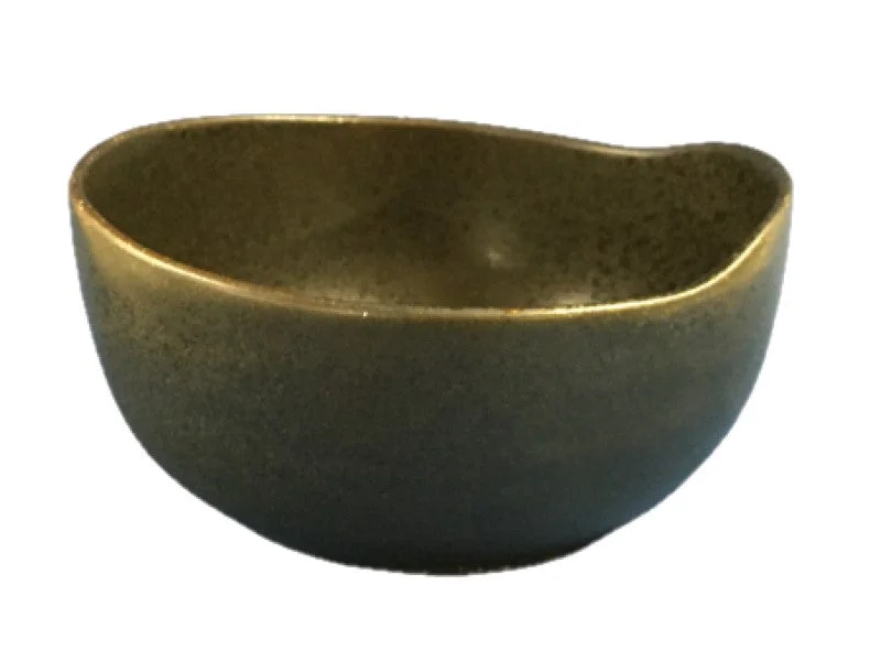 - Pet fence foldable indoorRound bowl with hand TENMOKU 12x12x5.8cm