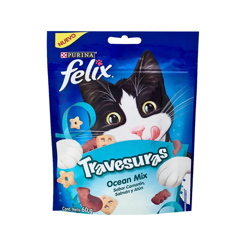 - Pet vitamin complex nutrition tabletsSnacks Gatos Travesuras Ocean Mix 60 G