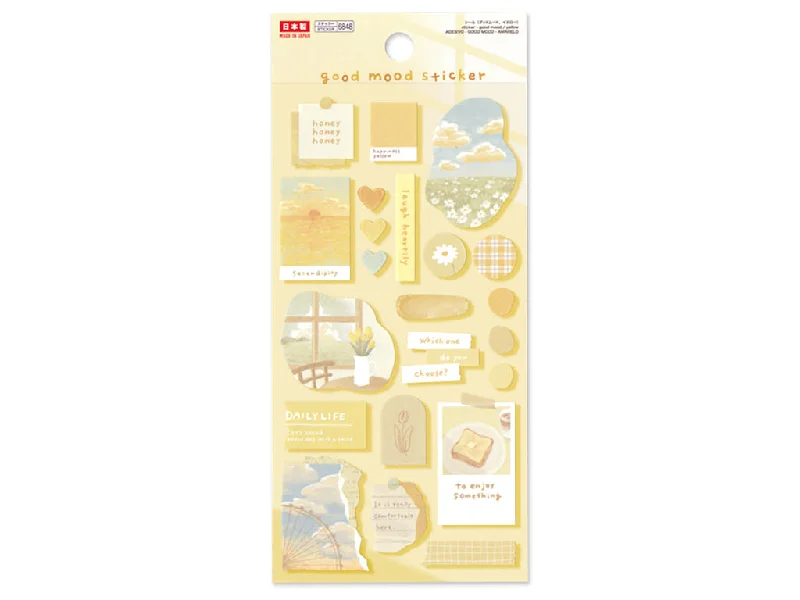 - Dog disposable foam shower gelsticker - good mood / yellow