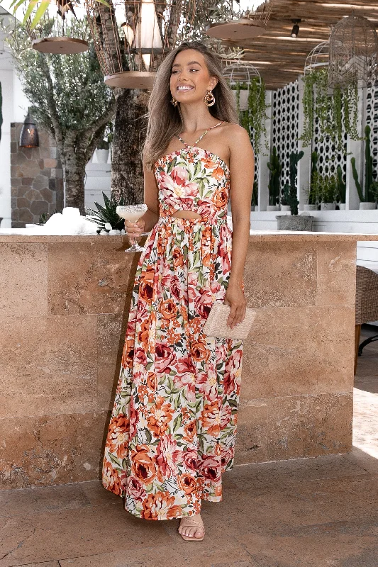 - Degradable pet feces bagMadeira Dress - Orange Floral