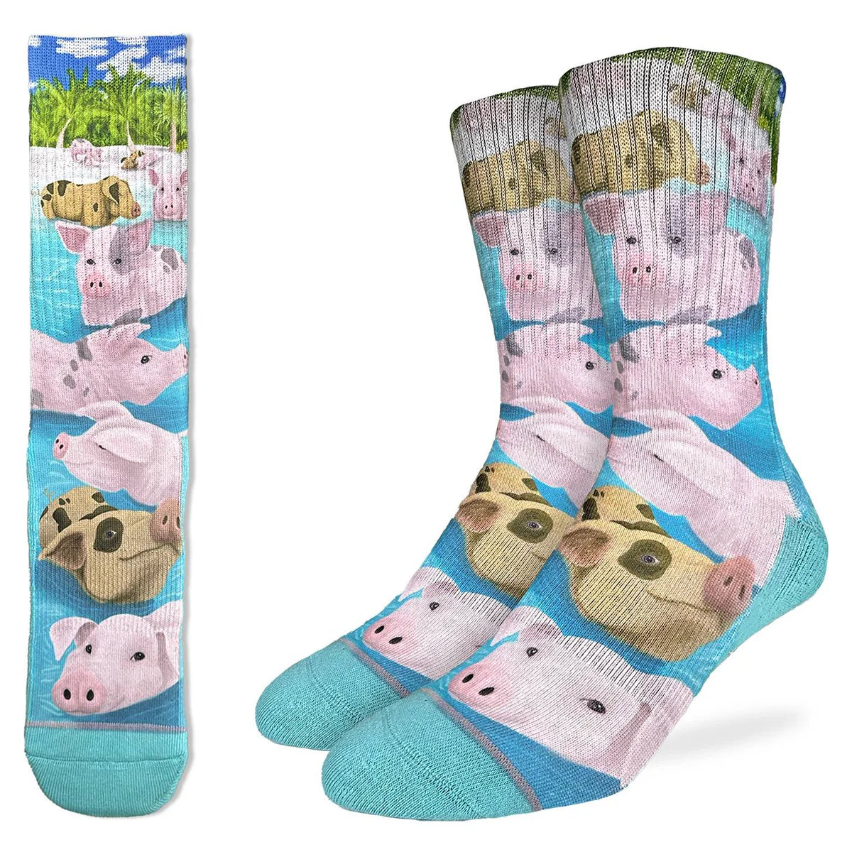 - Dog anti-slip matGood Luck Sock Swimming Pigs Socks