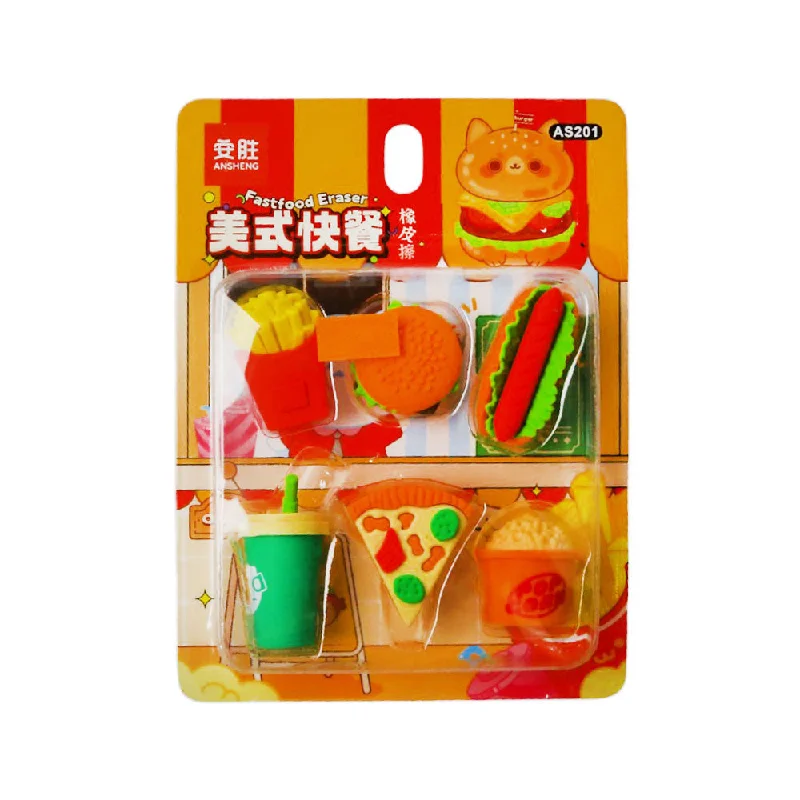 - Foldable and portable cat bagAS201 FANCY ERASER FAST FOOD
