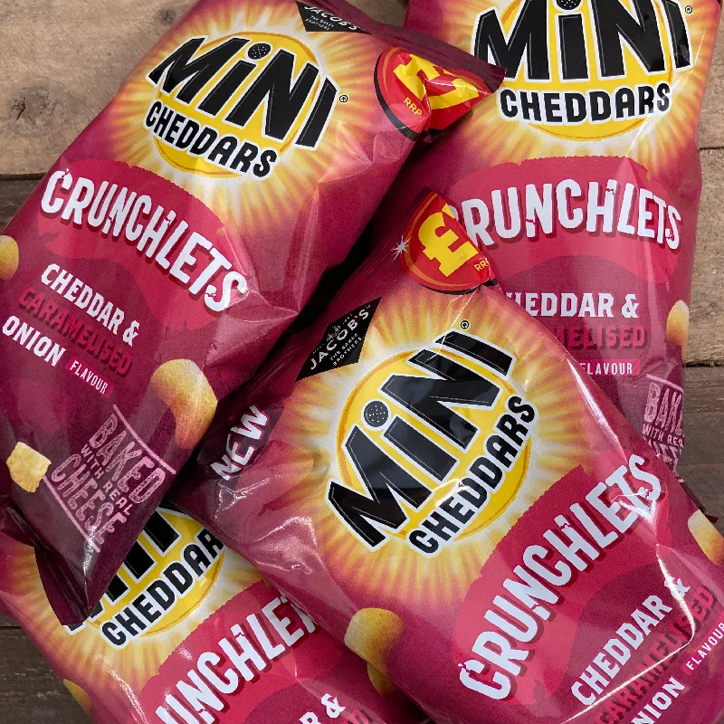 - Car dog seat belt4x Jacobs Mini Cheddars Crunchlets Cheddar and Caramelised Onion (4x65g) - Car dog seat belt4x Jacobs Mini Cheddars Crunchlets Cheddar and Caramelised Onion (4x65g)