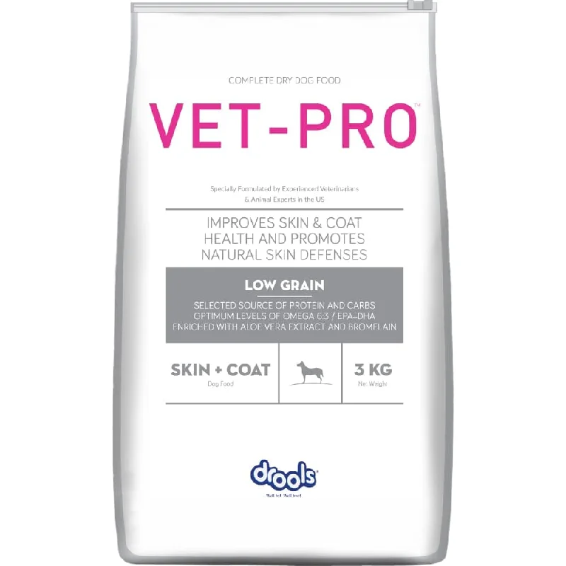 - Pet vitamin complex nutrition tabletsDrools VET PRO Skin & Coat Adult Dog Dry Food