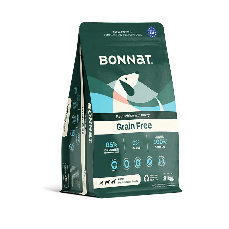 - Pet vitamin complex nutrition tabletsBonnat Grain Free Canine Puppy Medium/Large Breeds 2 Kg