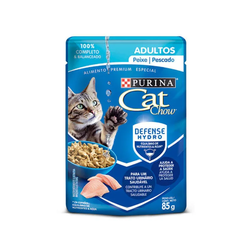  -Splash-proof food bowl AND Anti-choking slow food bowlCat Chow Pouch Adulto Pescado x 85 Gr