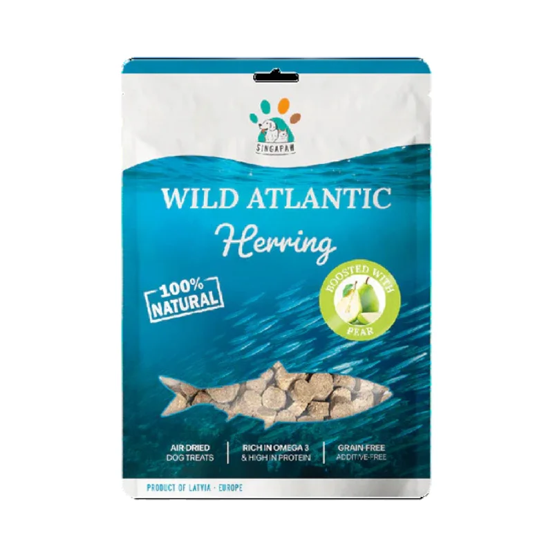 - Food for sterilized dogsSingapaw Wild Atlantic Herring With Pear Grain-Free Air-Dried Dog Treats - Food for sterilized dogsSingapaw Wild Atlantic Herring With Pear Grain-Free Air-Dried Dog Treats