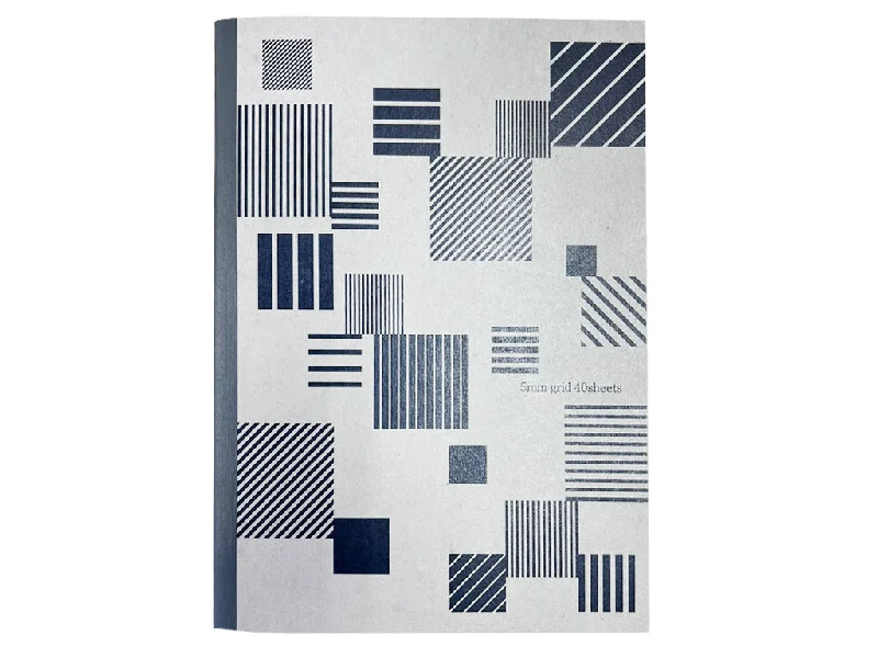 ---Dividing Line Notebook A5 Grid 5mm 40sheets Square