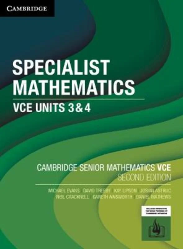 - Postoperative pet anti-licking Elizabethan collarSpecialist Mathematics VCE Units 3&4