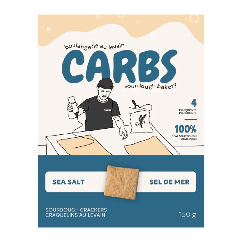 - Automatic temperature adjustment cat bedCarbs Sea Salt Sourdough Crackers - 150g