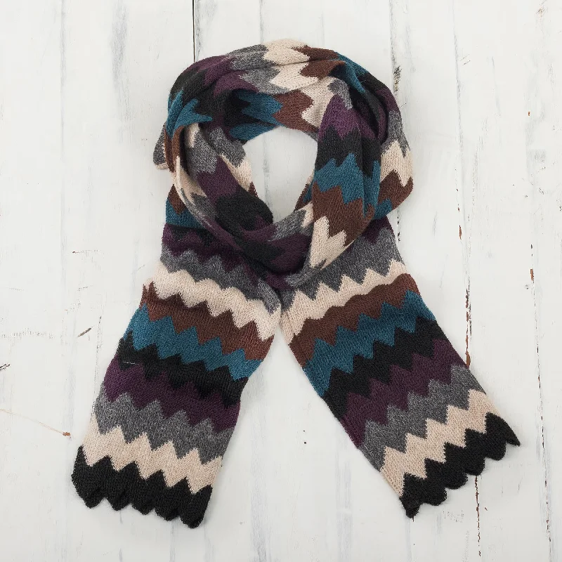 - Pet fence foldable indoorBold Zigzags Zigzag Pattern Alpaca Blend Wrap Scarf from Peru - Pet fence foldable indoorBold Zigzags Zigzag Pattern Alpaca Blend Wrap Scarf from Peru
