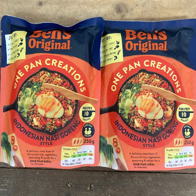 - Deodorizing cat litter tofu litter2x Ben's Original One Pan Creations Nasi Goreng Fried Rice Bags (2x250g)