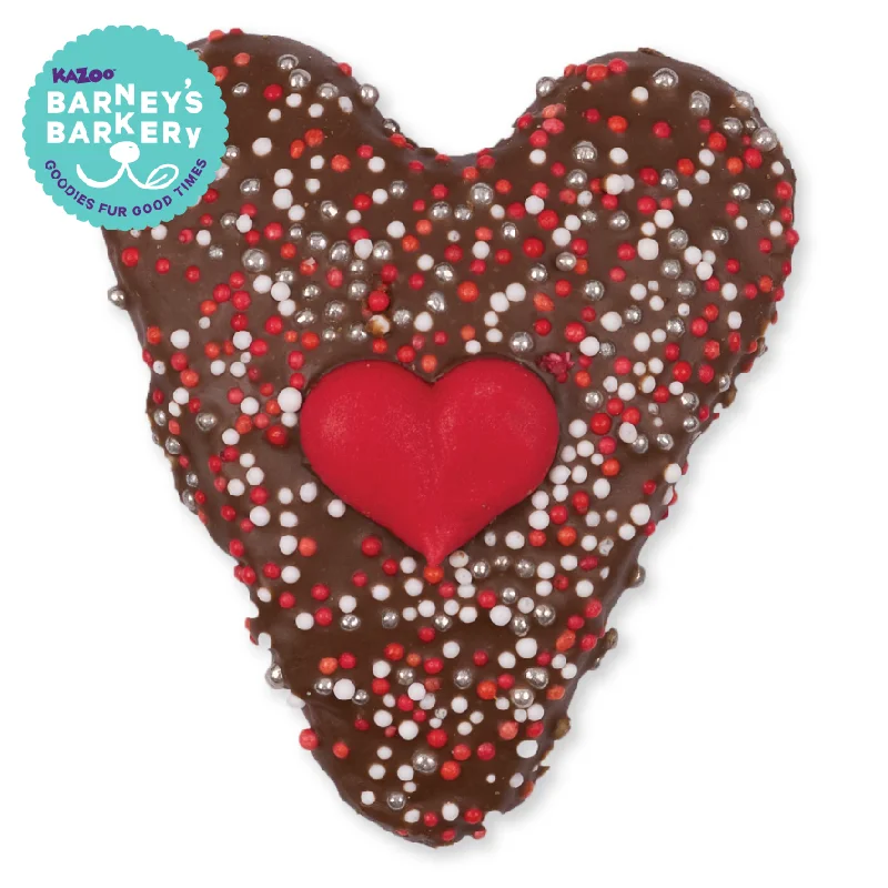 - Organic cotton dog bibsDog Heart Cookie - Carob