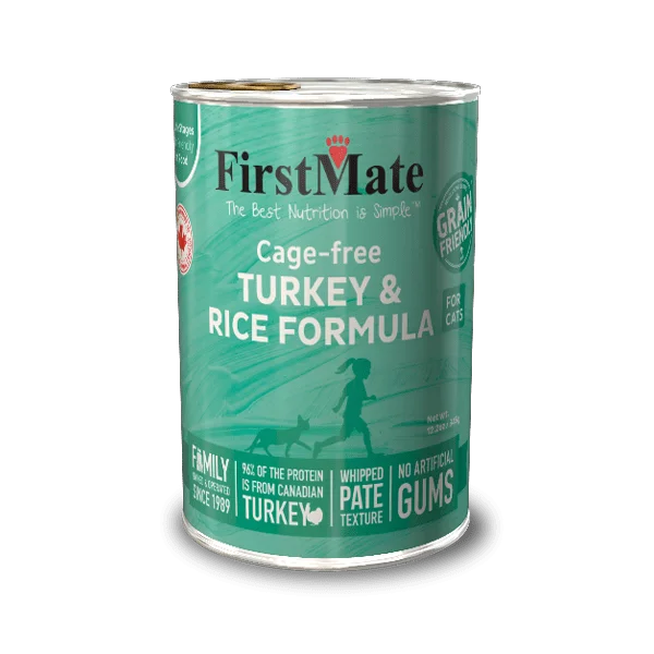    - Recommended online stores for cat food  First Mate Cat Can Turkey & Rice