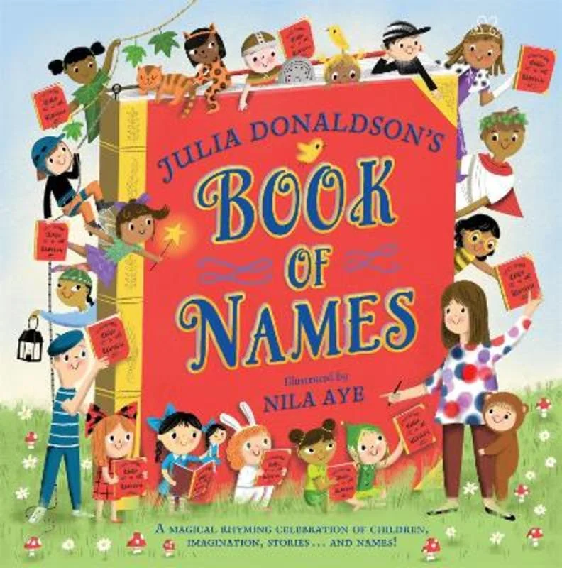 - Organic cotton dog bibsJulia Donaldson's Book of Names