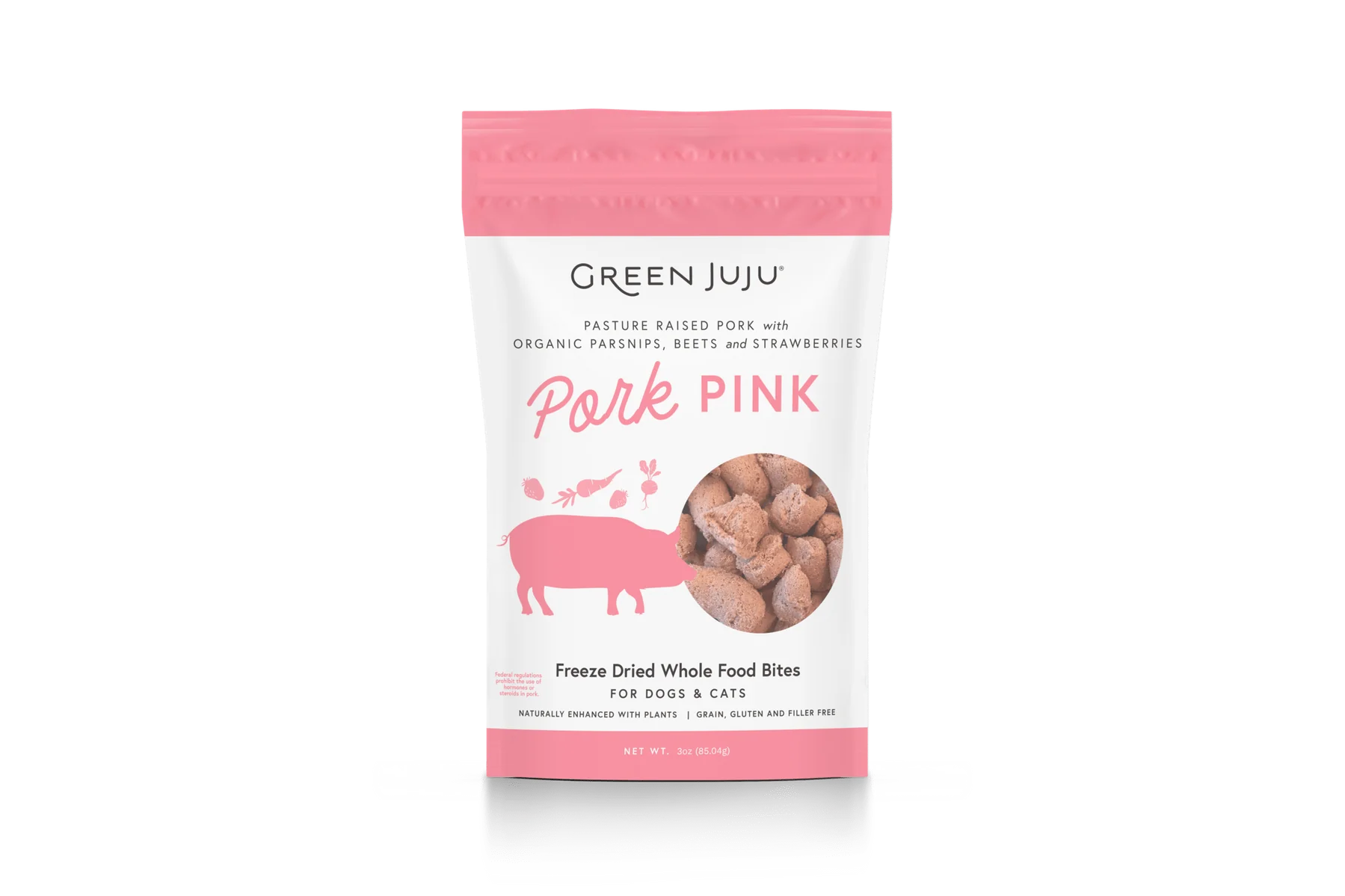    - Purina Pro Plan cat food palatability  Green Juju Pork Pink Freeze Dried Whole Food Bites