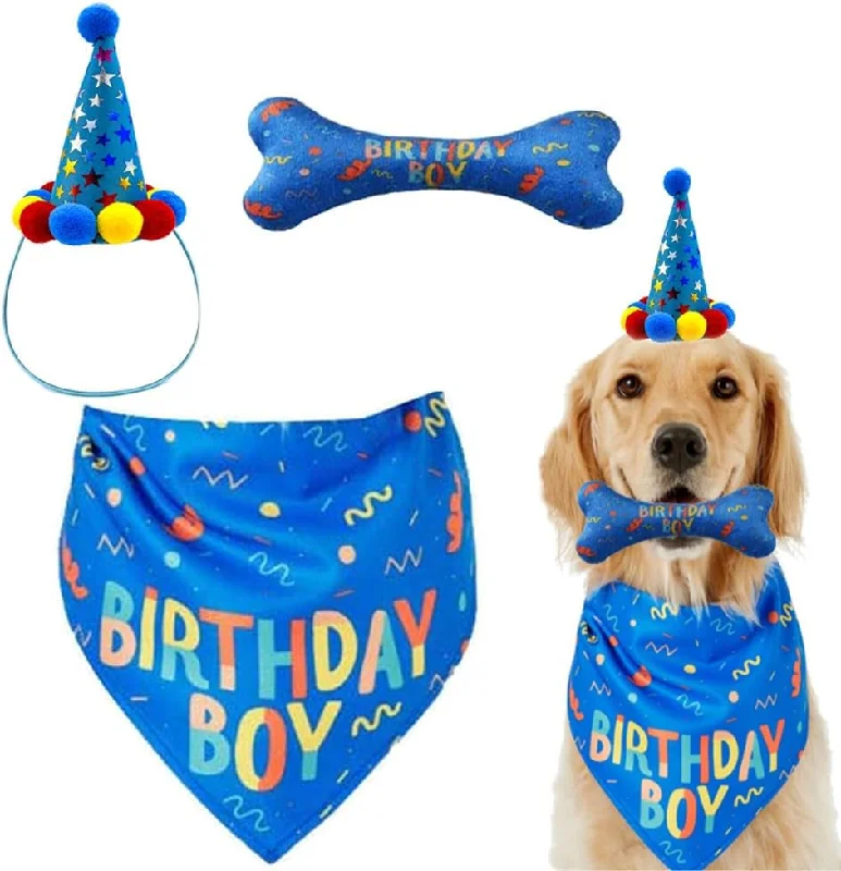 - Remote interactive pet feederDog Birthday Boy Bandana Hat Toy Set Pet Happy Birthday Party Supplies Triangle Bibs with Cute Bone Dog Birthday Scarf Accessories and Decoration for Doggy Large Dog – Blue - Remote interactive pet feederDog Birthday Boy Bandana Hat Toy Set Pet Happy Birthday Party Supplies Triangle Bibs with Cute Bone Dog Birthday Scarf Accessories and Decoration for Doggy Large Dog – Blue