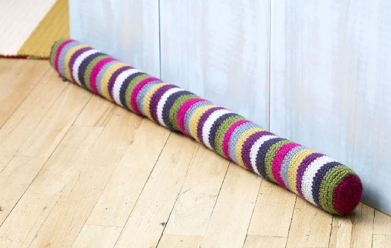 - Hamster silent running wheel to prevent chewingStriped Draft Stopper (Crochet)