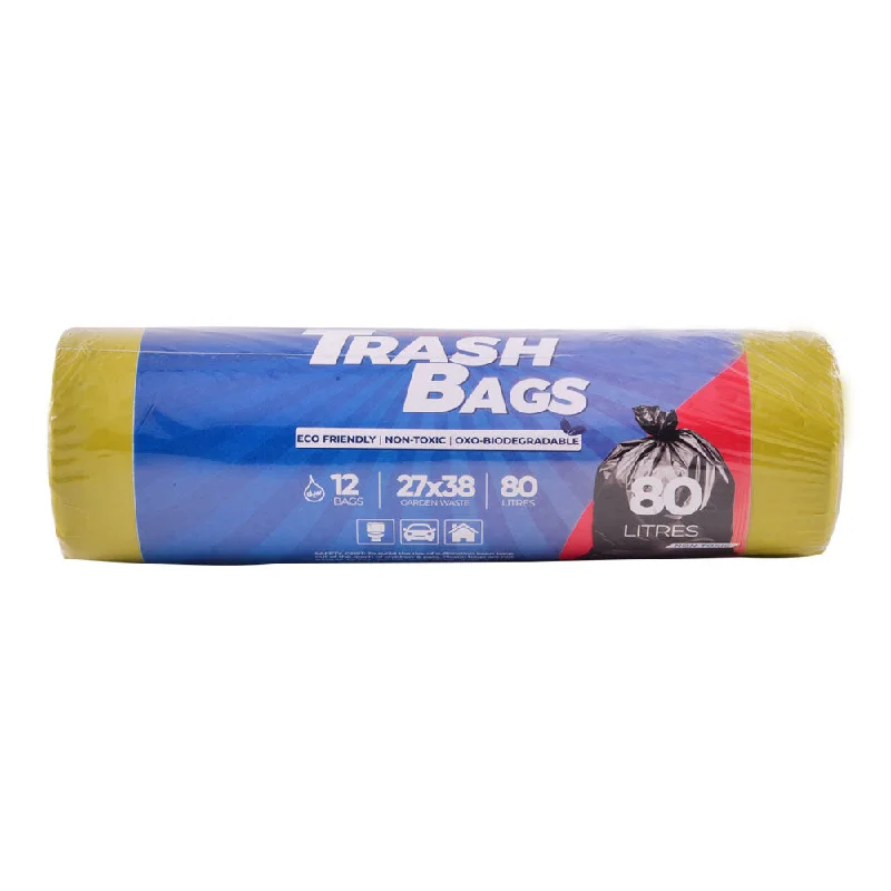 - Foldable and portable cat bagHOUSE&CO TRASH BAG (YLW) X-LARGE 27X38 12PCS