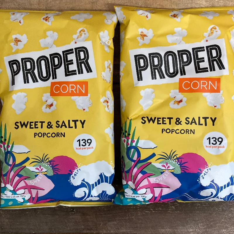 ---6x Propercorn Sweet & Salty Popcorn Bags (6x30g)
