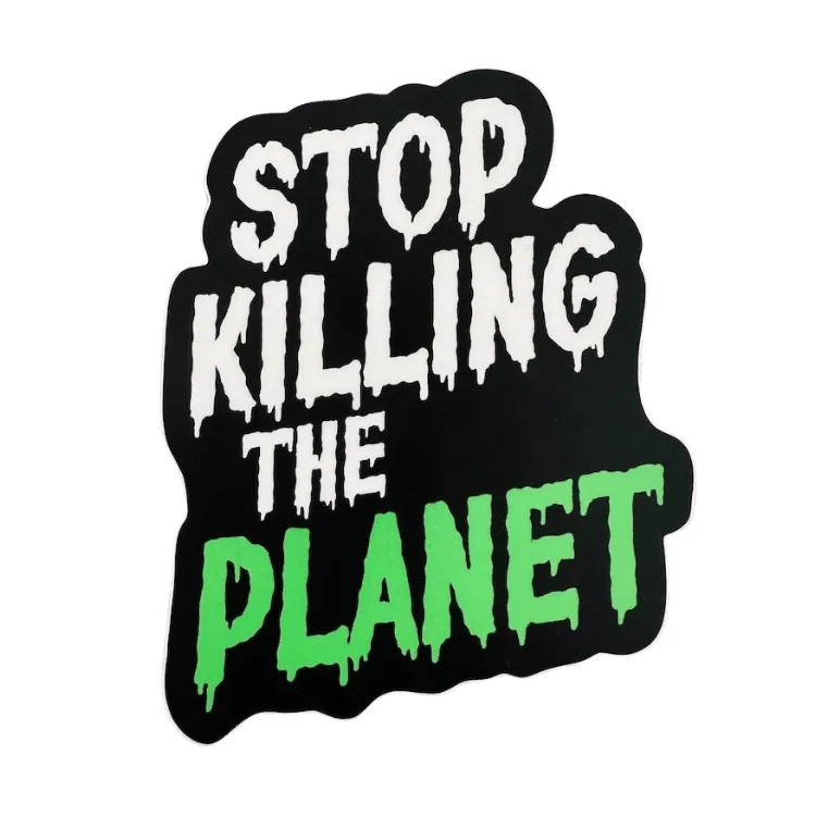 - Dog anti-slip matVegan Power Co 'Stop Killing the Planet' Sticker