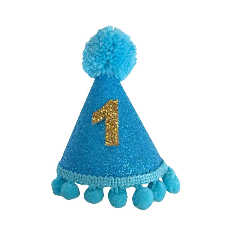 - Pet water dispenser UV sterilization versionCoco & Pud Light Blue Birthday Gold Number Dog Party Hat - Pet water dispenser UV sterilization versionCoco & Pud Light Blue Birthday Gold Number Dog Party Hat