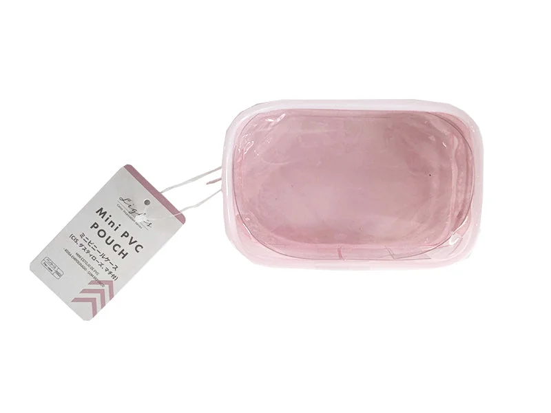 Pet ProductsMini PVC pouch-CIS Dusty rose with gusset-