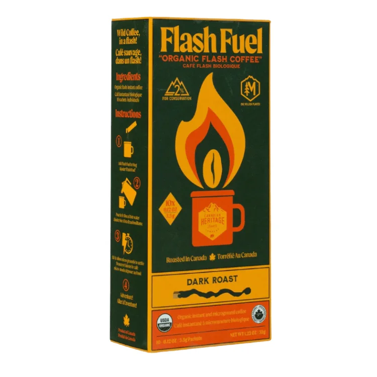 - Organic cotton dog bibsCanadian Heritage Flash Fuel Dark Roast Coffee  - 35g