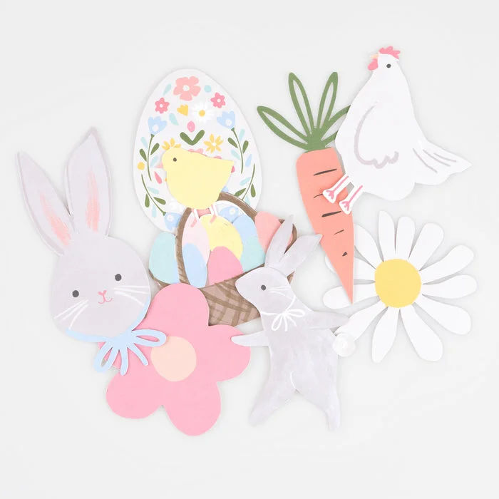  -Anti-scratch scratching board AND cat bed in oneMeri Meri Easter Shaped Stickers