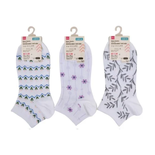 - Deodorizing cat litter tofu litterShort Socks - Antimicrobial - Anti-Odor - Mesh - Flower - Deodorizing cat litter tofu litterShort Socks - Antimicrobial - Anti-Odor - Mesh - Flower