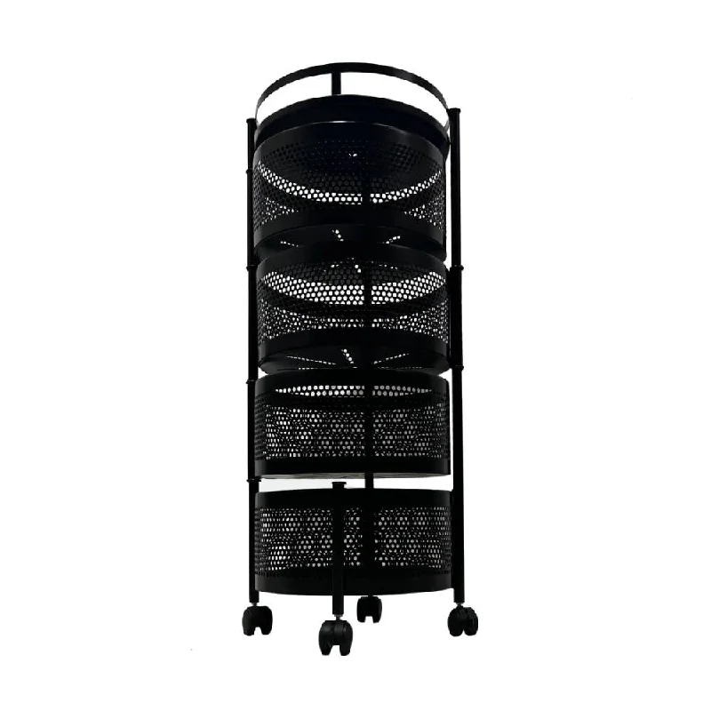 - Air box TSA certified check-inKITCHEN TROLLEY 4TIRE ROUND METAL 1019