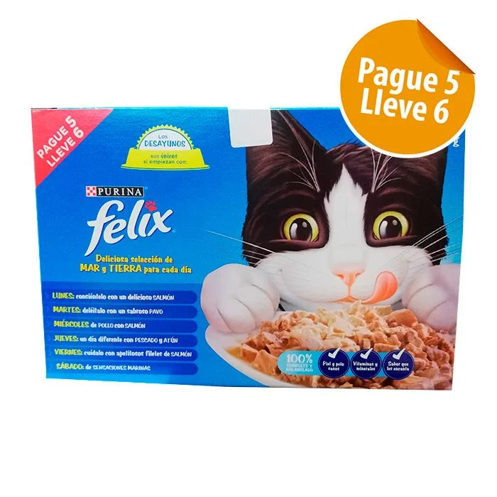 - Cat anti-jump window safety netFelix Latas Surtidas x 156 Gr Pague 5 Lleve 6