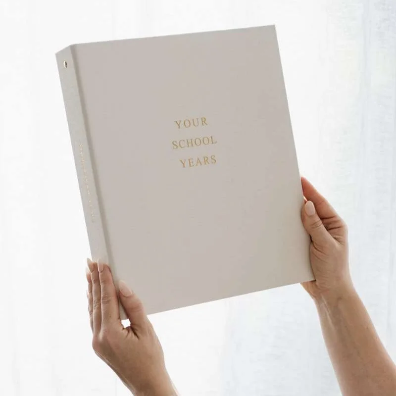 - Organic cotton dog bibsSchool Years Journal & Keepsake Organiser | Ivory