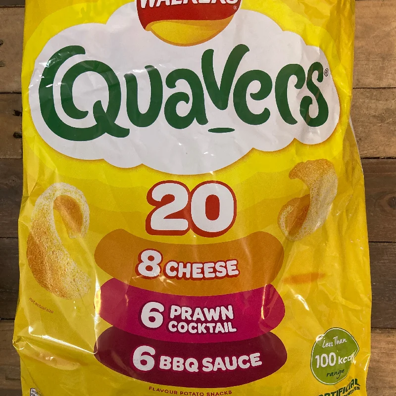 - Winter warm clothes for short-haired dogs20x Walkers Quavers Variety Snacks (1 Pack of 20x16g)