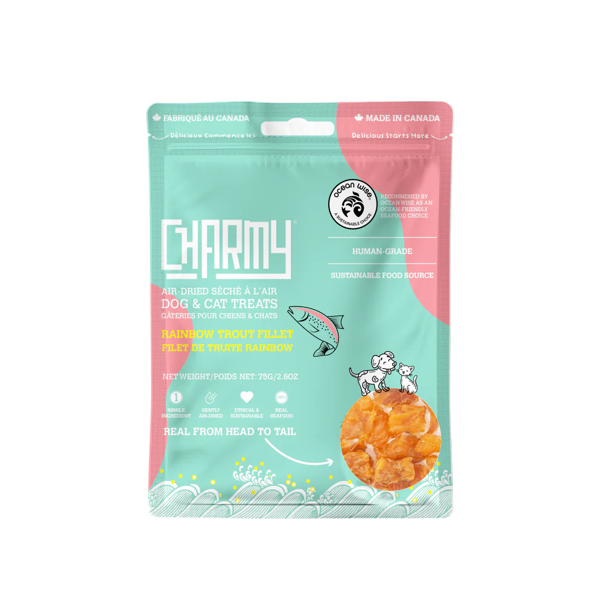  . **Brand-Related**  Charmy Pet Rainbow Trout Filet